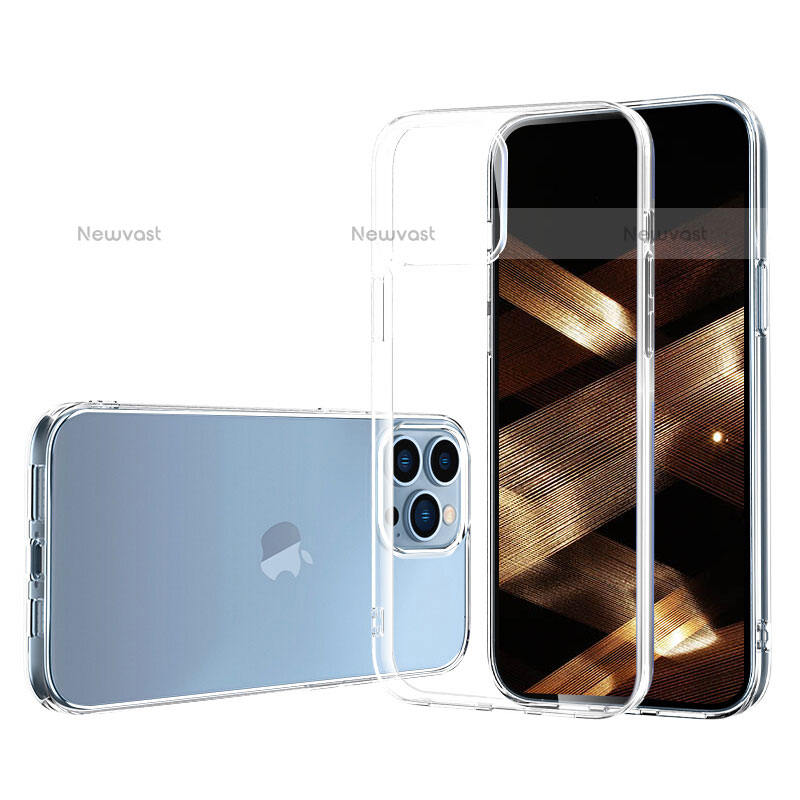 Ultra-thin Transparent TPU Soft Case A03 for Apple iPhone 15 Pro Max Clear