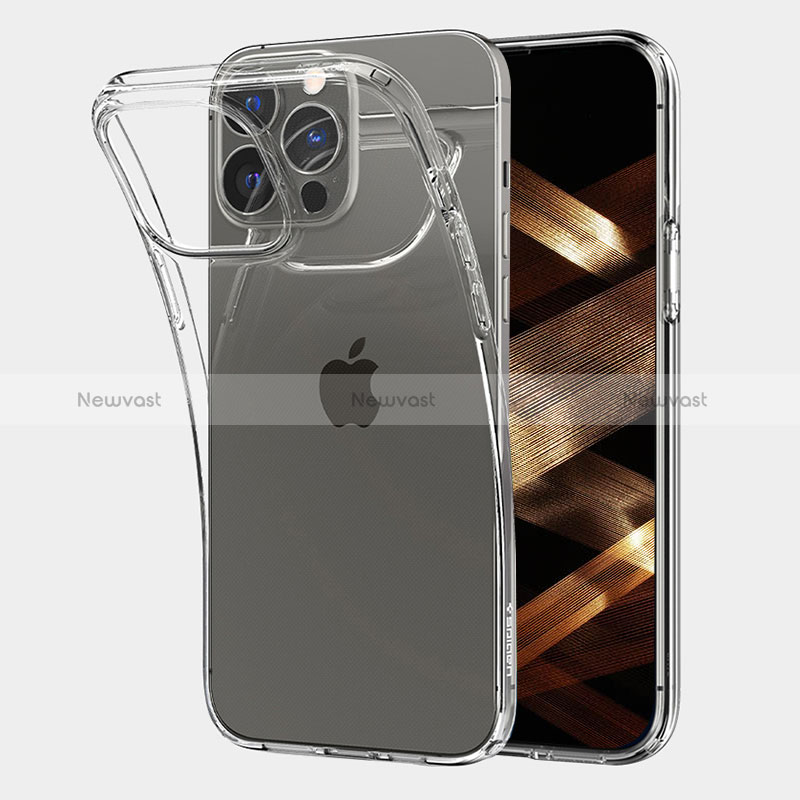 Ultra-thin Transparent TPU Soft Case A06 for Apple iPhone 15 Pro Clear