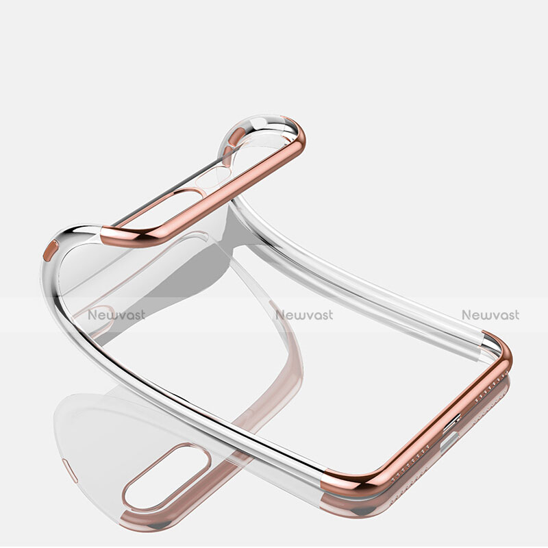 Ultra-thin Transparent TPU Soft Case A07 for Apple iPhone 7 Plus Rose Gold