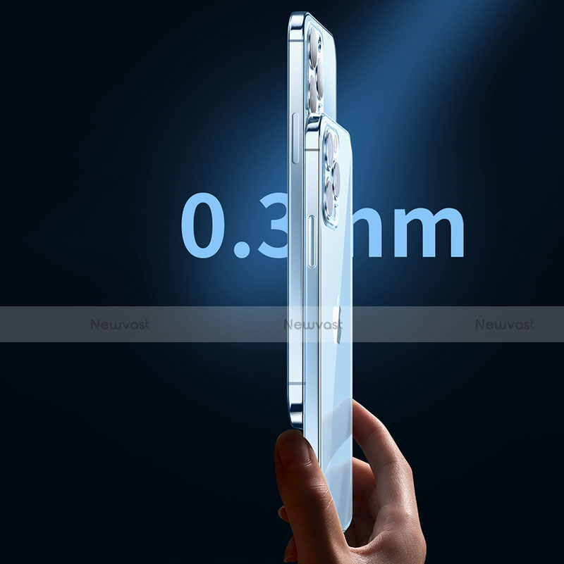 Ultra-thin Transparent TPU Soft Case A08 for Apple iPhone 15 Pro Max Clear