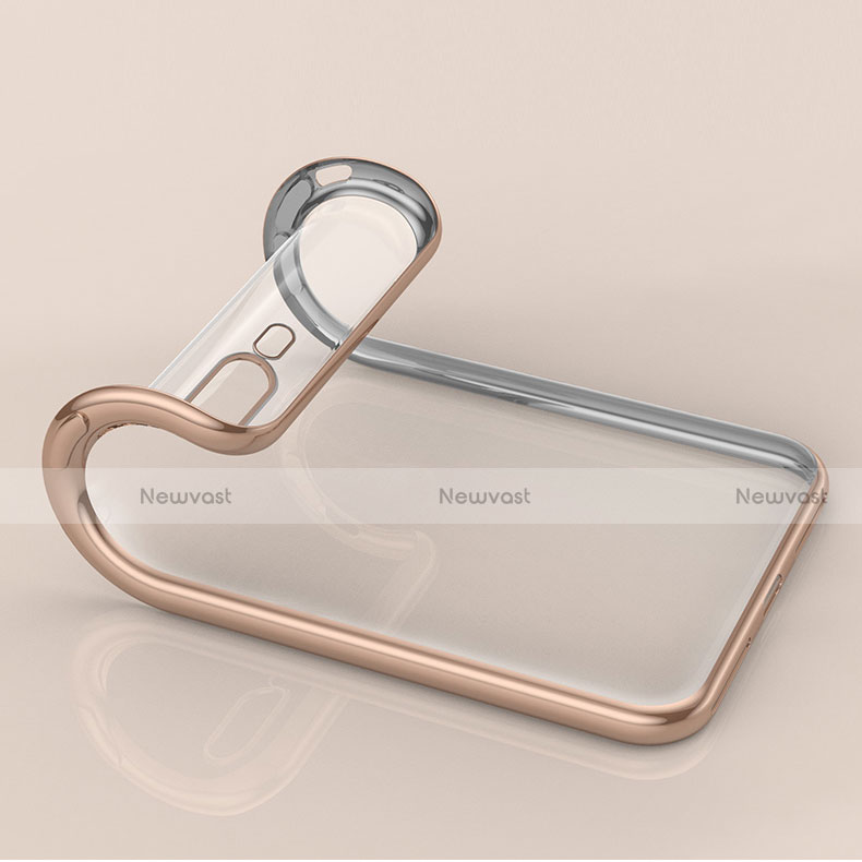 Ultra-thin Transparent TPU Soft Case A21 for Apple iPhone 7 Plus Gold