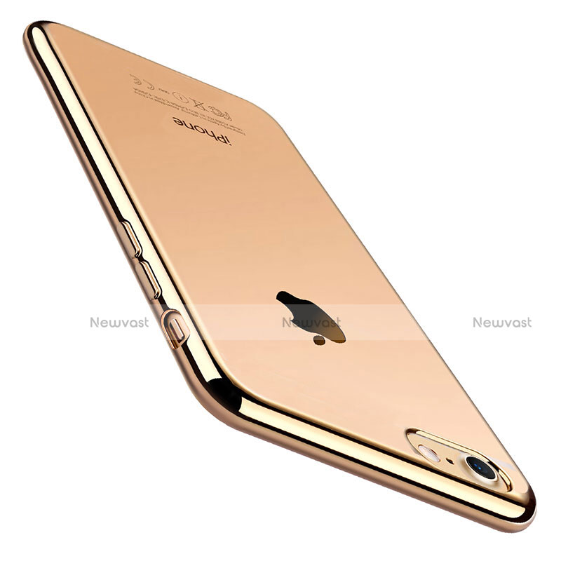 Ultra-thin Transparent TPU Soft Case C01 for Apple iPhone 7 Gold