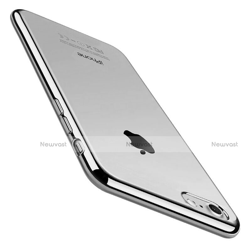 Ultra-thin Transparent TPU Soft Case C01 for Apple iPhone 8 Silver