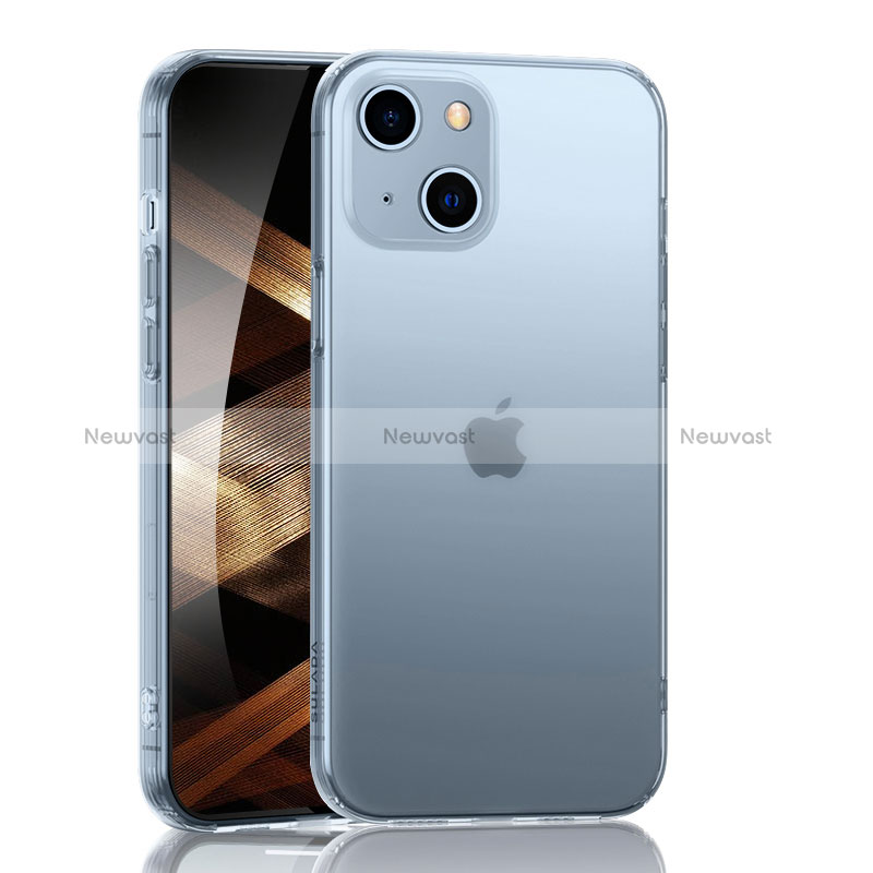 Ultra-thin Transparent TPU Soft Case C02 for Apple iPhone 15 Clear