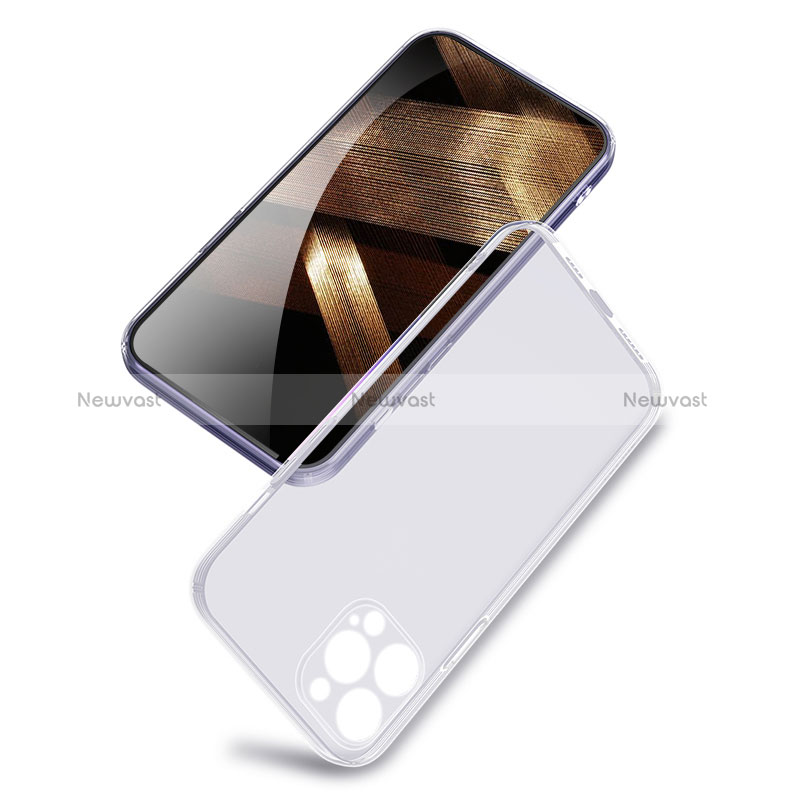 Ultra-thin Transparent TPU Soft Case C02 for Apple iPhone 15 Plus Clear