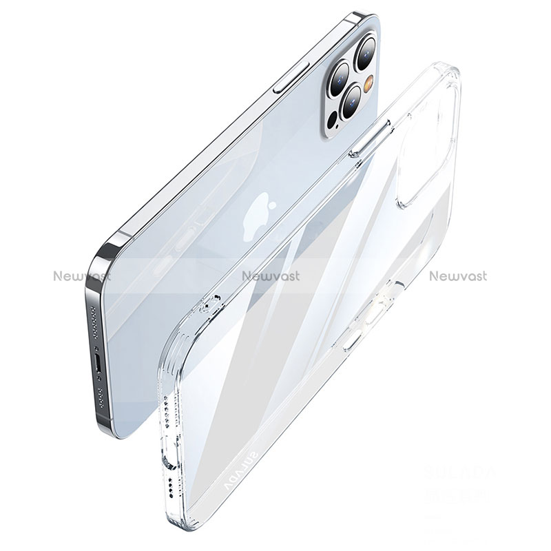 Ultra-thin Transparent TPU Soft Case C02 for Apple iPhone 15 Pro Max Clear