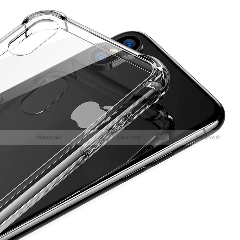 Ultra-thin Transparent TPU Soft Case C04 for Apple iPhone X Clear