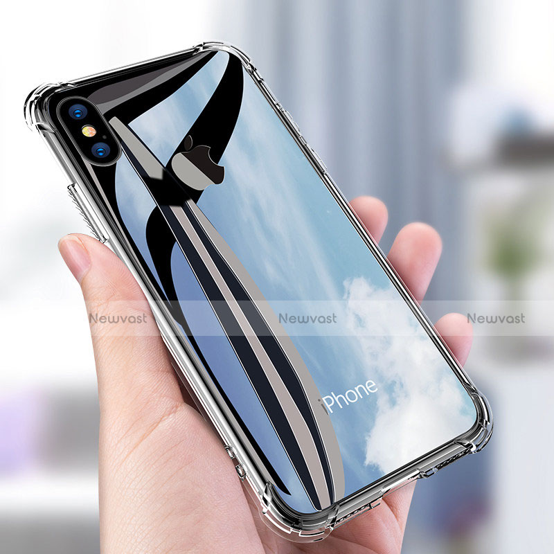 Ultra-thin Transparent TPU Soft Case C04 for Apple iPhone Xs Clear