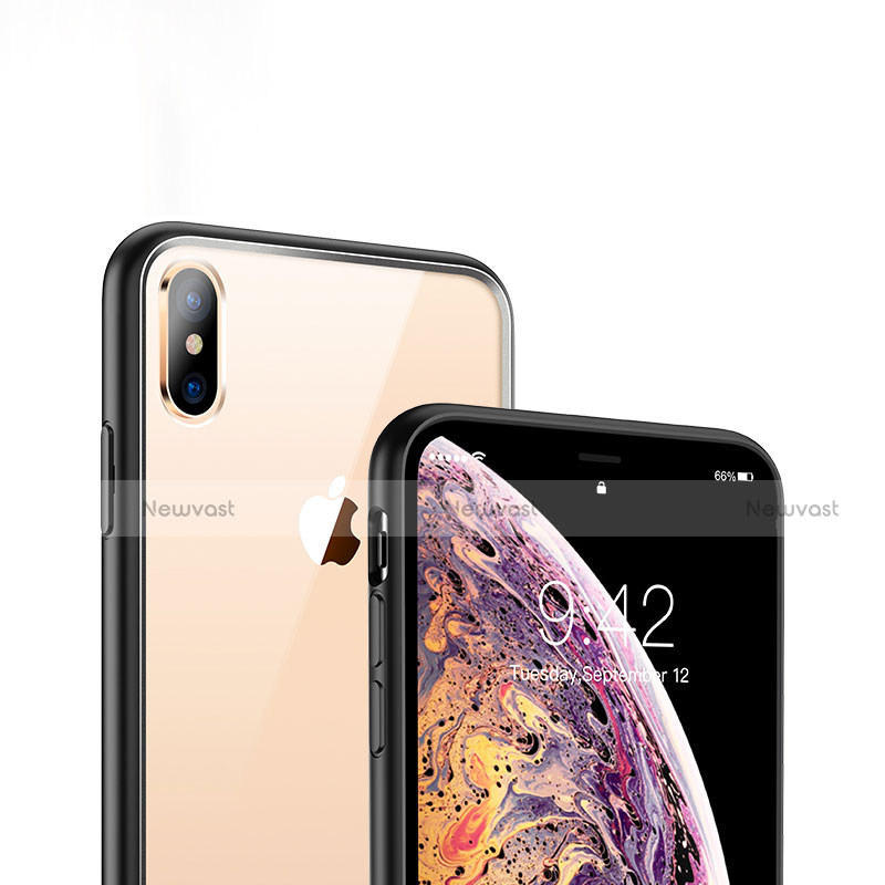 Ultra-thin Transparent TPU Soft Case C06 for Apple iPhone X Black