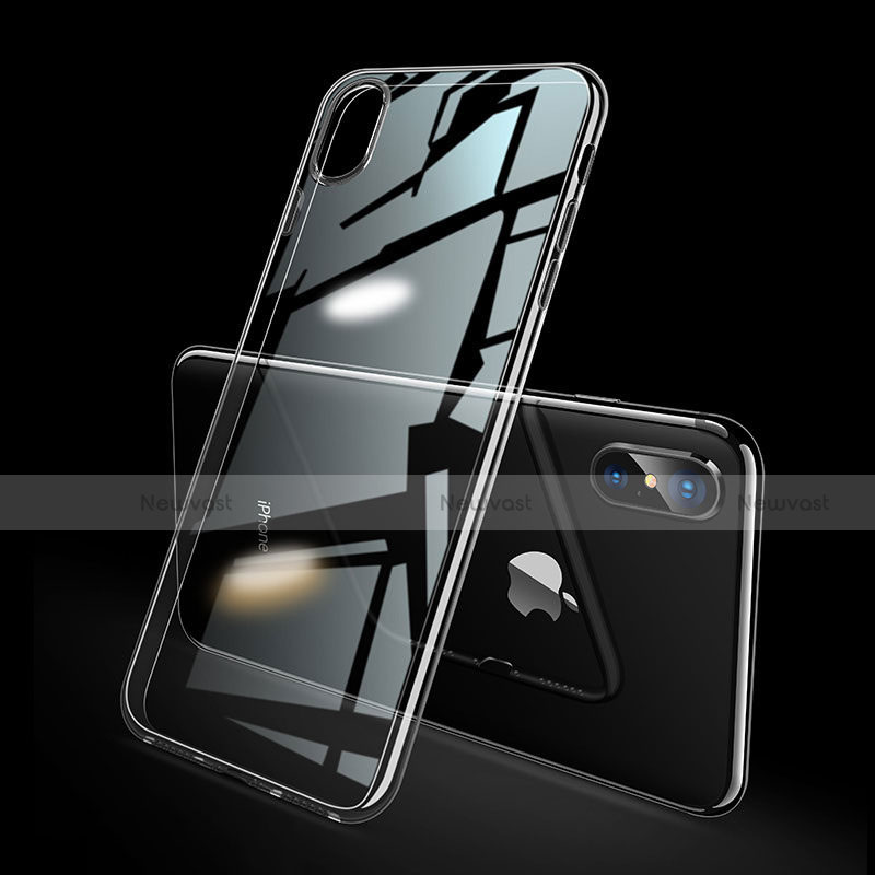 Ultra-thin Transparent TPU Soft Case C08 for Apple iPhone Xs Clear