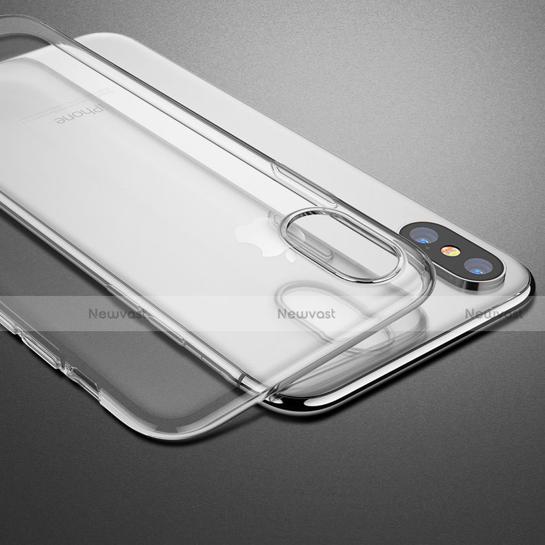 Ultra-thin Transparent TPU Soft Case C08 for Apple iPhone Xs Clear