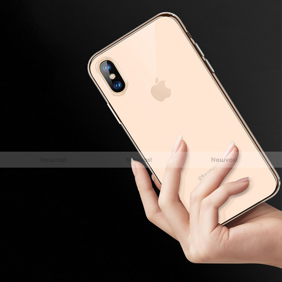 Ultra-thin Transparent TPU Soft Case C10 for Apple iPhone X Clear