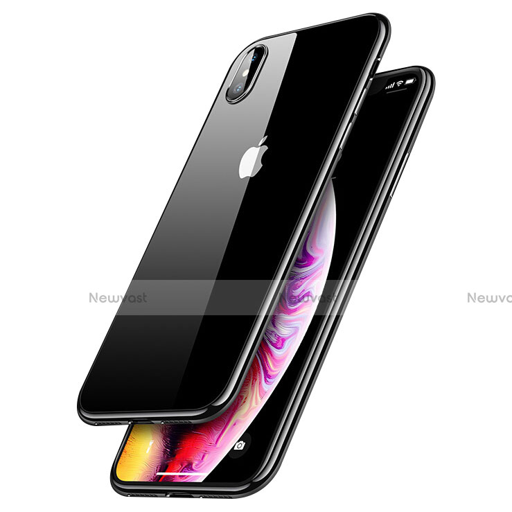 Ultra-thin Transparent TPU Soft Case C12 for Apple iPhone Xs Max Black