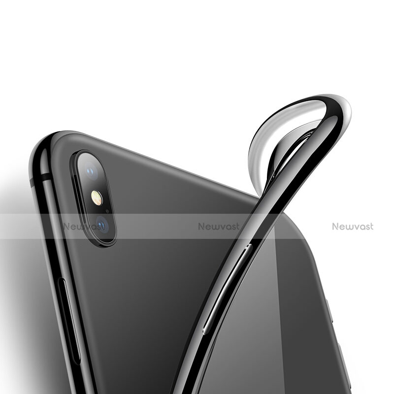 Ultra-thin Transparent TPU Soft Case C12 for Apple iPhone Xs Max Black