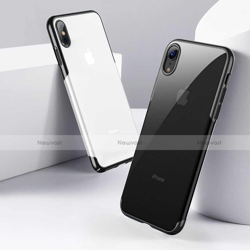 Ultra-thin Transparent TPU Soft Case C16 for Apple iPhone X Black