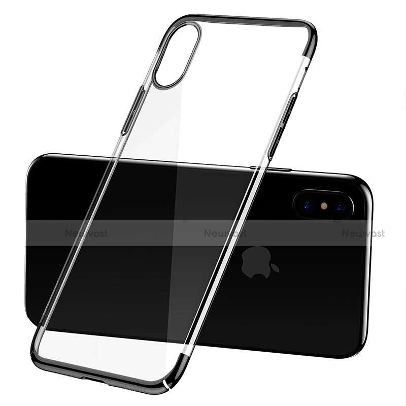 Ultra-thin Transparent TPU Soft Case C16 for Apple iPhone Xs Max Black