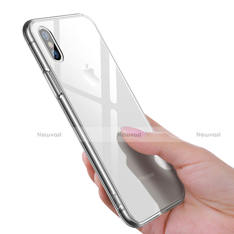 Ultra-thin Transparent TPU Soft Case C18 for Apple iPhone X Clear