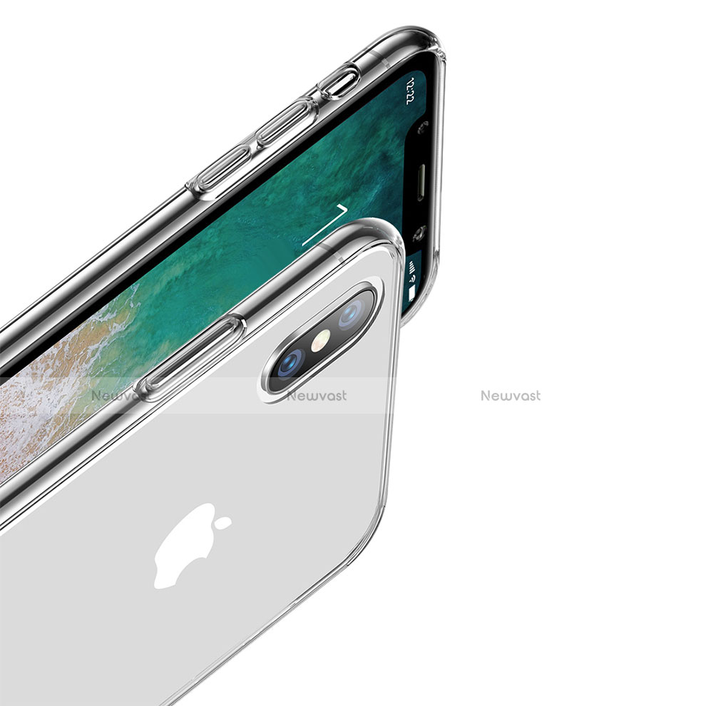 Ultra-thin Transparent TPU Soft Case C18 for Apple iPhone X Clear