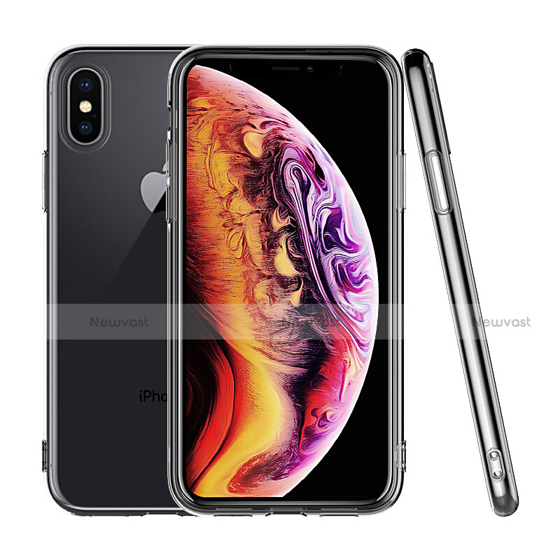 Ultra-thin Transparent TPU Soft Case C19 for Apple iPhone X Clear