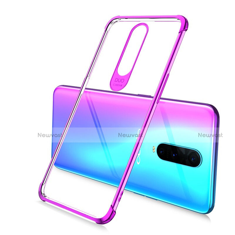 Ultra-thin Transparent TPU Soft Case Cover A02 for Oppo RX17 Pro