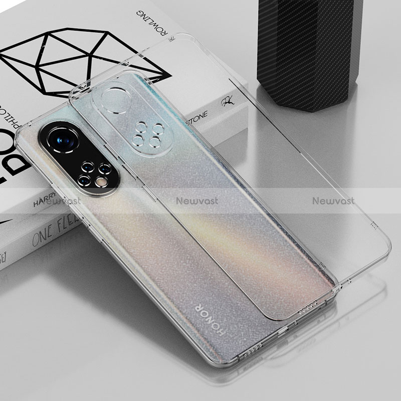 Ultra-thin Transparent TPU Soft Case Cover AN1 for Huawei Honor 50 5G Clear