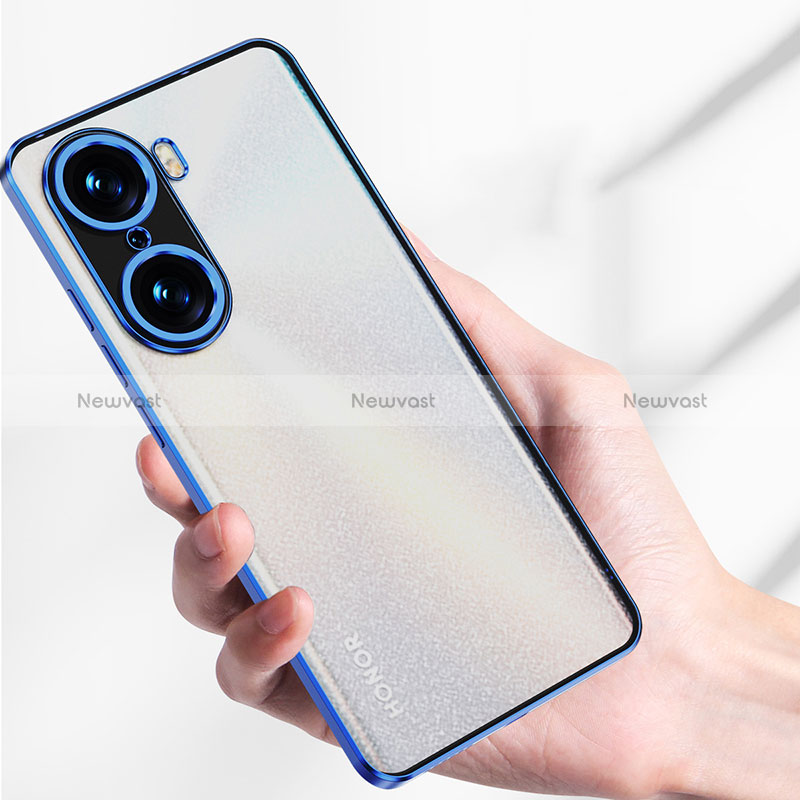 Ultra-thin Transparent TPU Soft Case Cover AN1 for Huawei Honor 60 Pro 5G