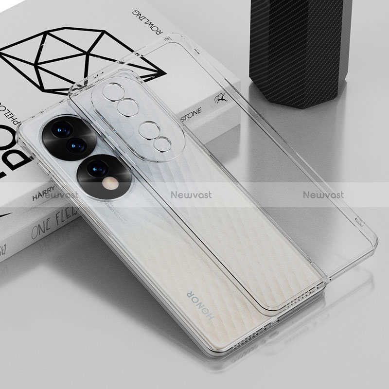 Ultra-thin Transparent TPU Soft Case Cover AN1 for Huawei Honor 70 Pro 5G