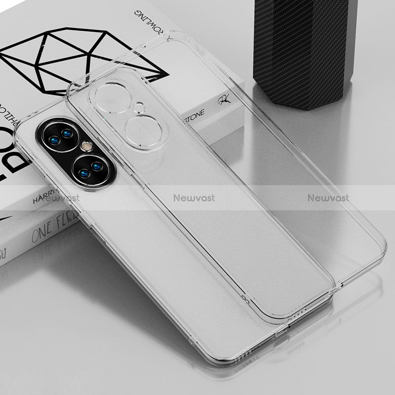 Ultra-thin Transparent TPU Soft Case Cover AN1 for Huawei P50 Clear