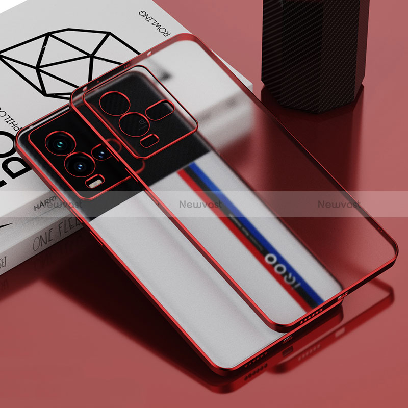 Ultra-thin Transparent TPU Soft Case Cover AN1 for Vivo iQOO 9T 5G