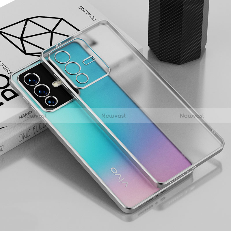 Ultra-thin Transparent TPU Soft Case Cover AN1 for Vivo V23 5G