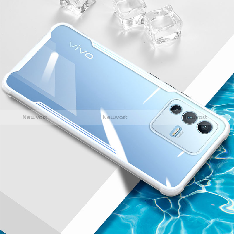 Ultra-thin Transparent TPU Soft Case Cover BH1 for Vivo V23 5G