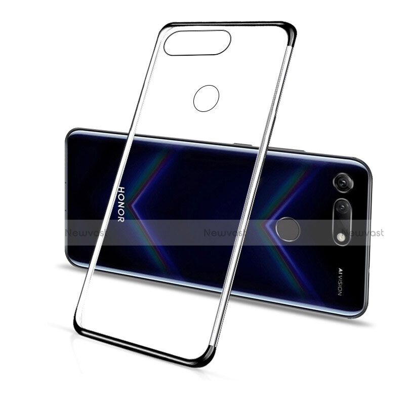 Ultra-thin Transparent TPU Soft Case Cover C01 for Huawei Honor V20 Black