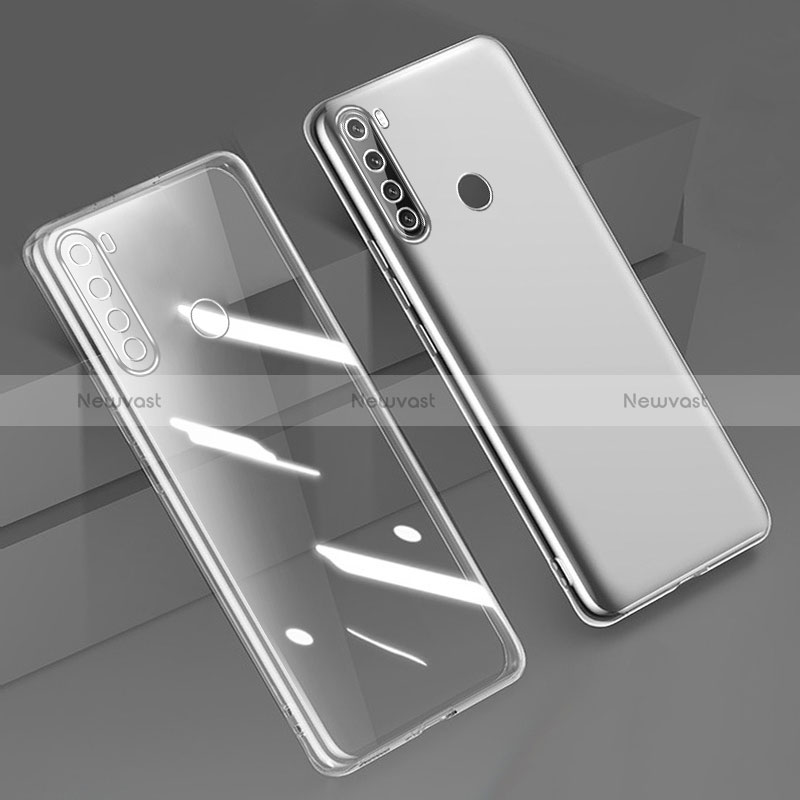 Ultra-thin Transparent TPU Soft Case Cover D01 for Xiaomi Redmi Note 8 (2021) Clear