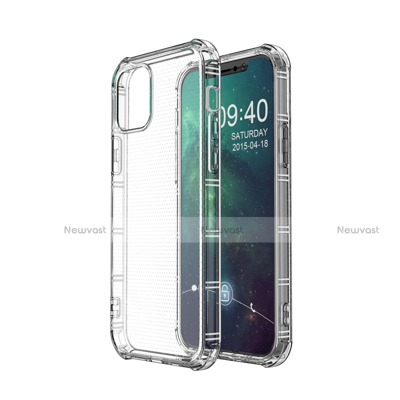 Ultra-thin Transparent TPU Soft Case Cover for Apple iPhone 12 Mini Clear