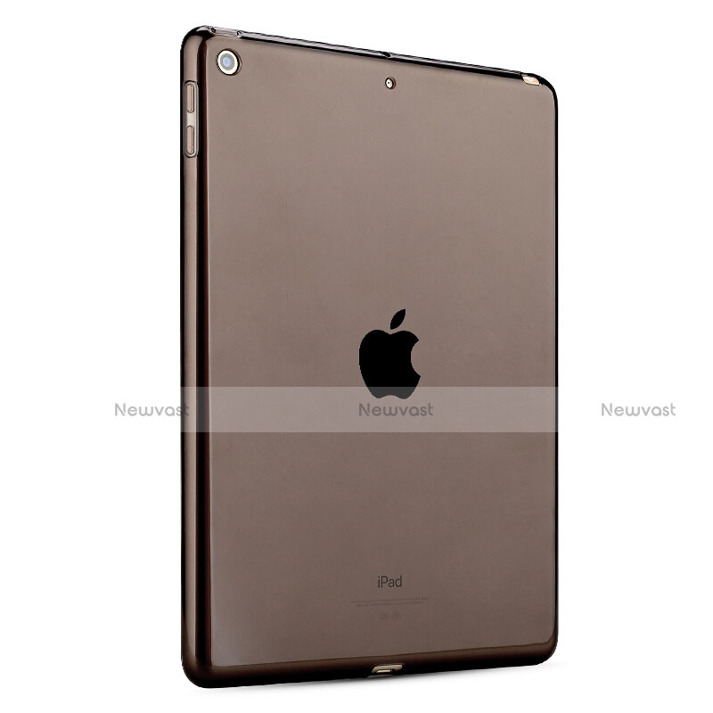 Ultra-thin Transparent TPU Soft Case Cover for Apple New iPad 9.7 (2018) Gray