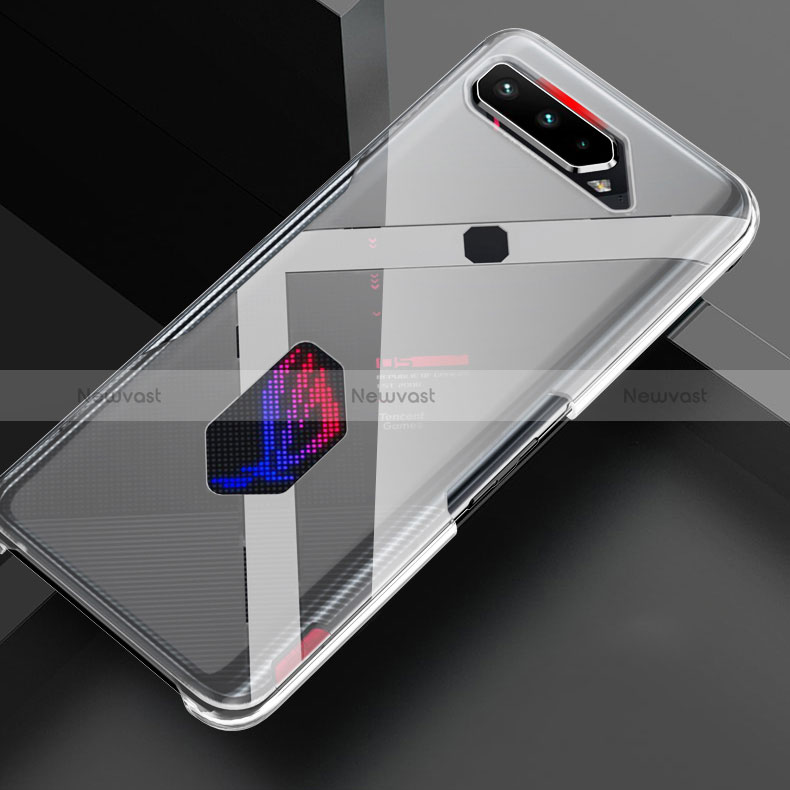 Ultra-thin Transparent TPU Soft Case Cover for Asus ROG Phone 5s Clear