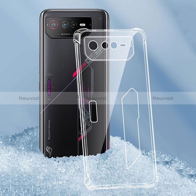 Ultra-thin Transparent TPU Soft Case Cover for Asus ROG Phone 6 Pro Clear