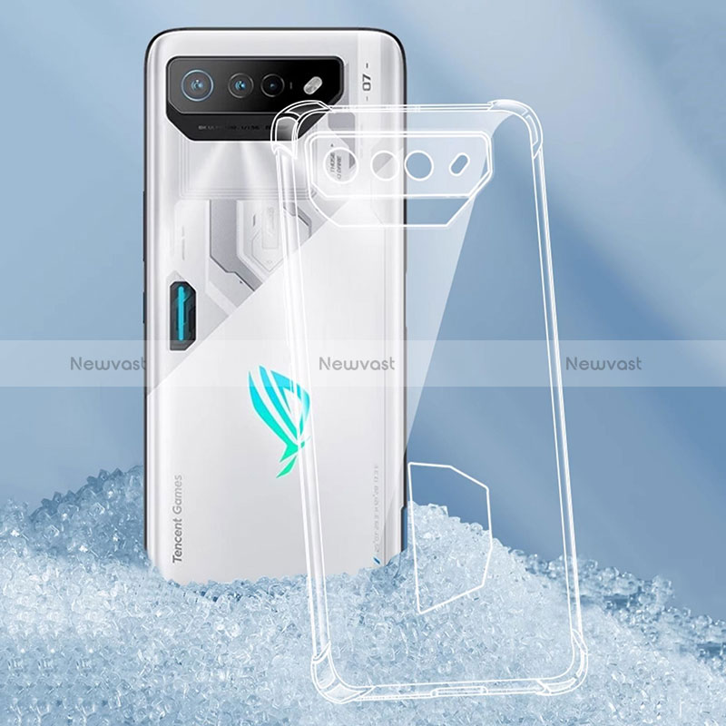 Ultra-thin Transparent TPU Soft Case Cover for Asus ROG Phone 7 Clear