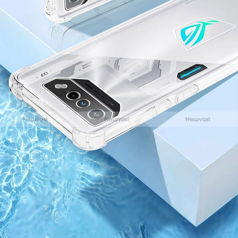 Ultra-thin Transparent TPU Soft Case Cover for Asus ROG Phone 7 Clear