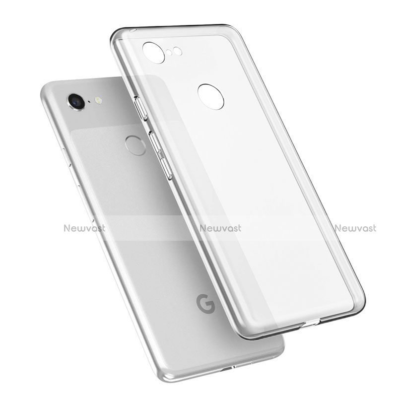 Ultra-thin Transparent TPU Soft Case Cover for Google Pixel 3 XL Clear