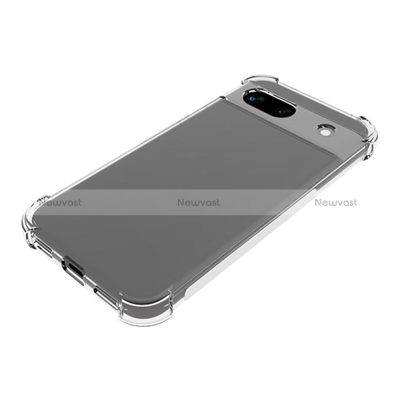 Ultra-thin Transparent TPU Soft Case Cover for Google Pixel 8a 5G Clear