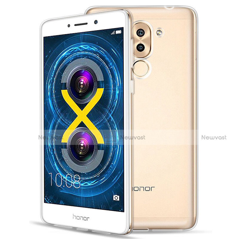 Ultra-thin Transparent TPU Soft Case Cover for Huawei Honor 6X Clear