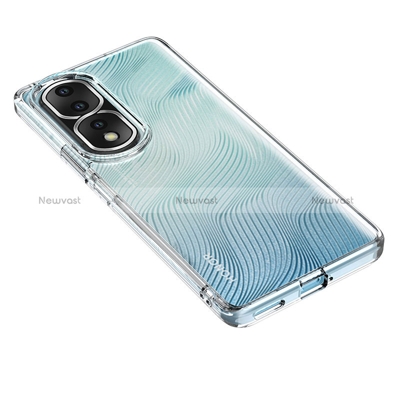 Ultra-thin Transparent TPU Soft Case Cover for Huawei Honor 80 Pro Flat 5G Clear