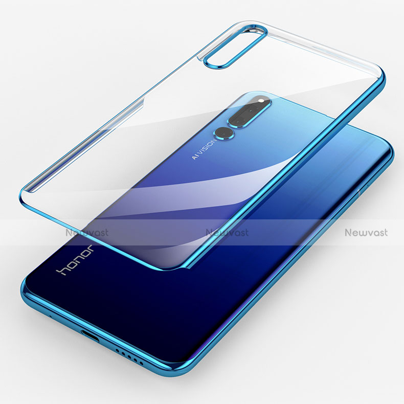 Ultra-thin Transparent TPU Soft Case Cover for Huawei Honor Magic 2 Blue