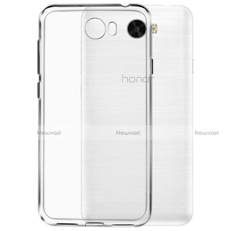 Ultra-thin Transparent TPU Soft Case Cover for Huawei Honor Play 5 Clear