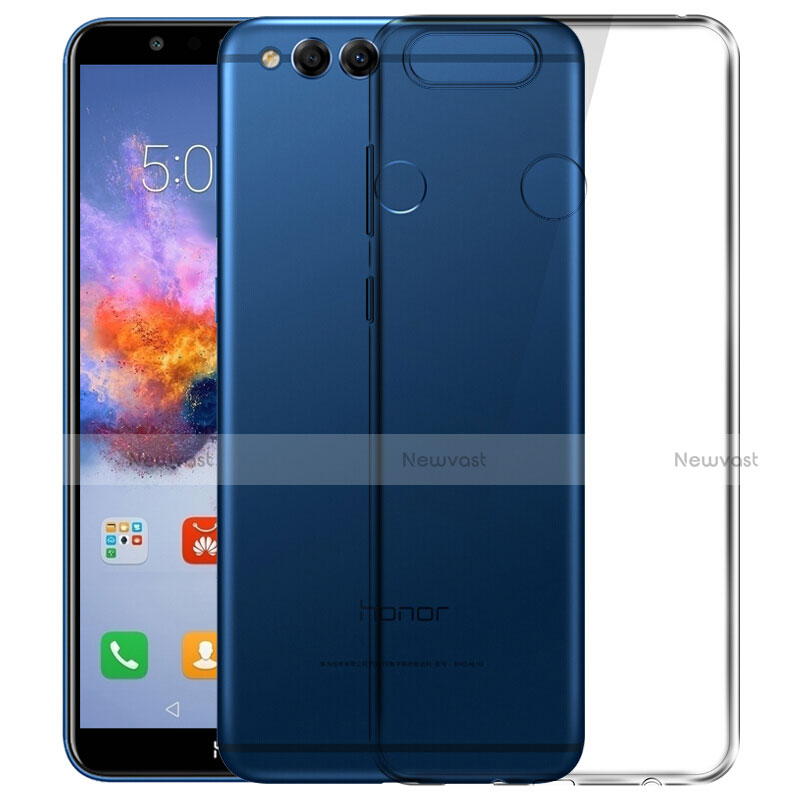 Ultra-thin Transparent TPU Soft Case Cover for Huawei Honor Play 7X Clear