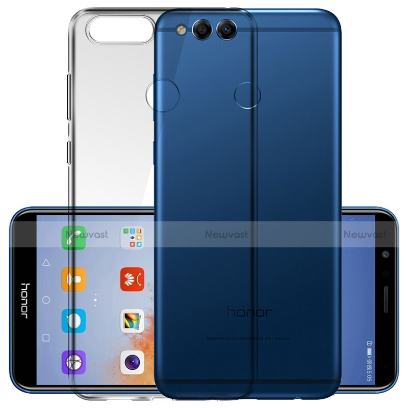 Ultra-thin Transparent TPU Soft Case Cover for Huawei Honor Play 7X Clear