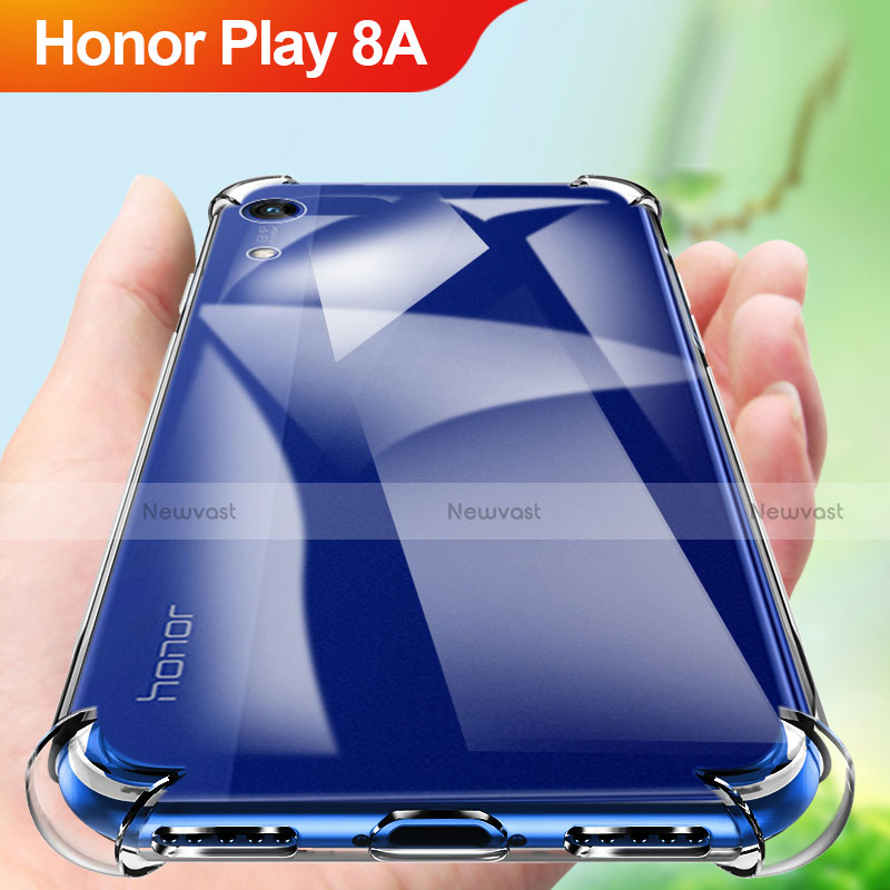 Ultra-thin Transparent TPU Soft Case Cover for Huawei Honor Play 8A Clear