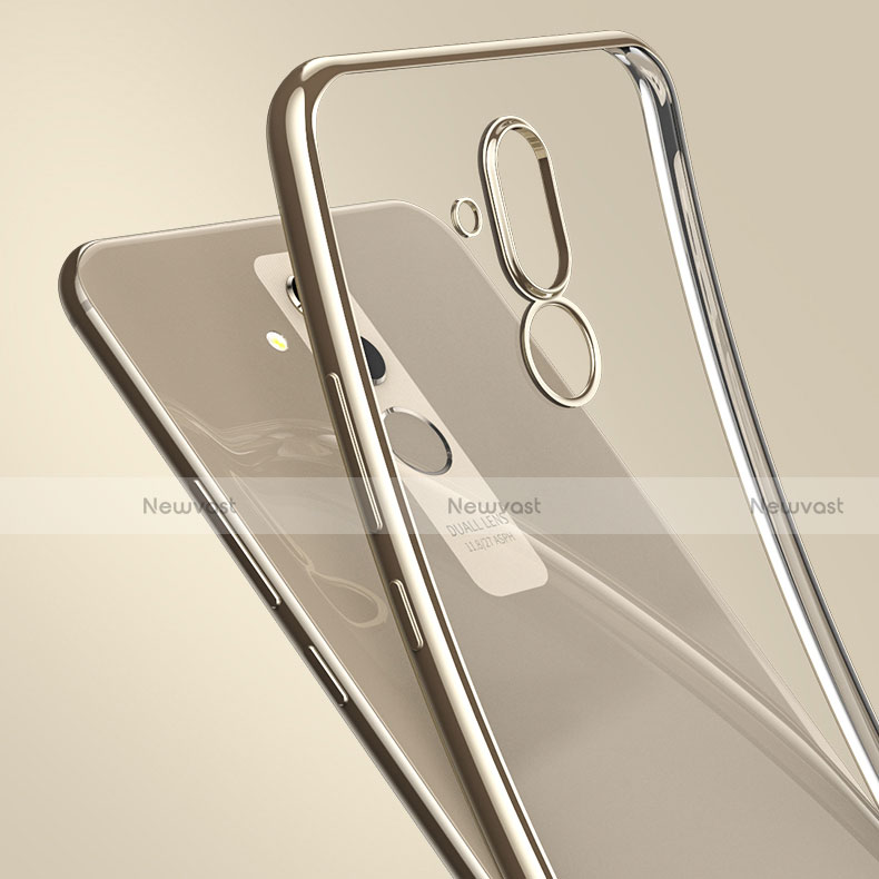 Ultra-thin Transparent TPU Soft Case Cover for Huawei Mate 20 Lite Gold