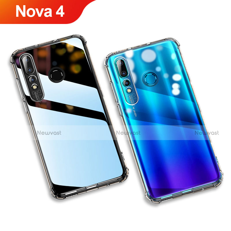 Ultra-thin Transparent TPU Soft Case Cover for Huawei Nova 4 Clear